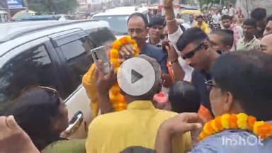 सुपौल: सहरसा जाते समय बीजेपी प्रदेश अध्यक्ष का सुपौल में भाजपा कार्यकर्ताओं ने किया भव्य स्वागत