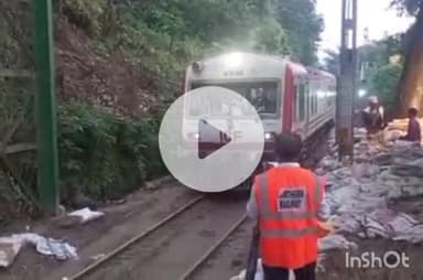 हरिद्वार: भीमगोड़ा में पहाड़ी गिरने से क्षतिग्रस्त रेलवे ट्रैक 11 घंटों बाद बहाल, ट्रेनों का आवागमन शुरू