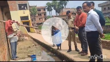 नवादा: बुधौल स्थित महादलित टोला, वार्ड संख्या-05 का जिला पदाधिकारी ने डायरिया प्रभावित क्षेत्र का किया निरीक्षण