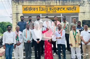 बाली: बाली में स्ट्रीट लाइट में भ्रष्टाचार का आरोप, कांग्रेस ने एडीएम को ज्ञापन सौंपा, कहा- काम पूरा होने से पहले हुआ भुगतान