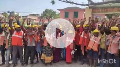 शंभूगंज: शंभूगंज प्रखंड मुख्यालय में स्वच्छता पर्यवेक्षक और कर्मियों ने 8 सूत्री मांगों को लेकर किया प्रदर्शन