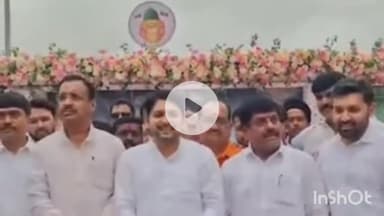 कडेगाव: कडेगावात बाळासाहेब पृथ्वीराज बाबा संग्राम भाऊ एकत्र