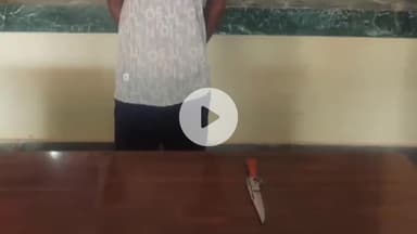 कोटा: नेवरा गनियारी क्षेत्र में धारदार चाकू लेकर घूमने वाले एक आरोपी को गश्त के दौरान कोटा पुलिस ने किया गिरफ्तार