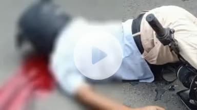 गरखा: गड़खा पहाड़पुर के पास एनएच 722 पर ट्रक से बाइक सवार की मौत, मृतक की पहचान नहीं हुई