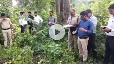 कोटा: ग्राम लठौरी में फॉरेंसिक टीम और बेलगहना पुलिस की मौजूदगी में मृत युवती का शव पुनः जांच के लिए कब्र से निकाला गया