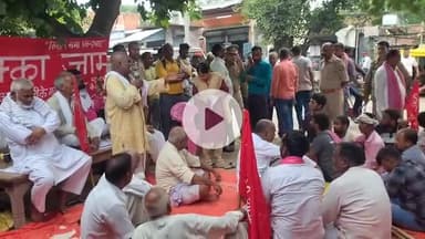 शाहपुर सरैन be talab ko lekar machi badi hagdad #vishal chakka jaam