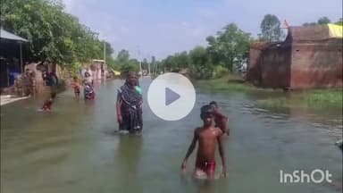 कलान: गंगा नदी में जल स्तर बढ़ने से कलान तहसील क्षेत्र के कई गांव फिर से हुए जलमग्न