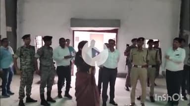 सासाराम: आगामी बिहार विधानसभा चुनाव को लेकर सासाराम बाजार समिति का निरीक्षण करने जिला पदाधिकारी पहुंची