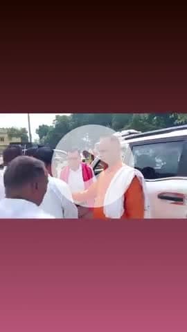 बमन भगवान जयंती समारोह में बिहार राज्य पूर्व सैनिक संघ बक्सर का ग्रैंड वेलकम अध्यक्ष राम नाथ सिंह का।