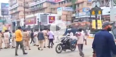 पटना ग्रामीण: शिक्षक विद्यार्थियों को रोकने के लिए डाक बंगला चौराहे पर भारी पुलिस बल तैनात