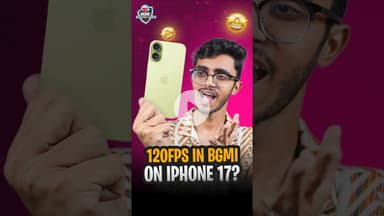 120 FPS in BGMI on iPhone 17? 👀 #iphone17 #iphone17pro #iphone #bgmi #appleevent #bgmi120fps