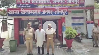 शाहगंज: आजाद नहर पुलिया के पास गोकशी के मामले में वांछित अभियुक्त को किया गया गिरफ्तार