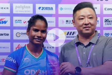 सिमडेगा: सिमडेगा की संगीता कुमारी बनीं सर्वश्रेष्ठ खिलाड़ी, भारत ने कोरिया को 4-2 से हराया