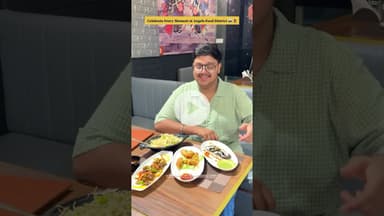 Prayagraj’s Favourite Fine Dine Destination! ✨ #ytshorts #prayagraj #unlimitedfood