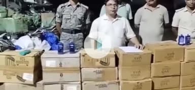 पटना ग्रामीण: पीसी कॉलोनी से भारी मात्रा में लगभग ₹5.50 लाख की शराब हुई बरामद