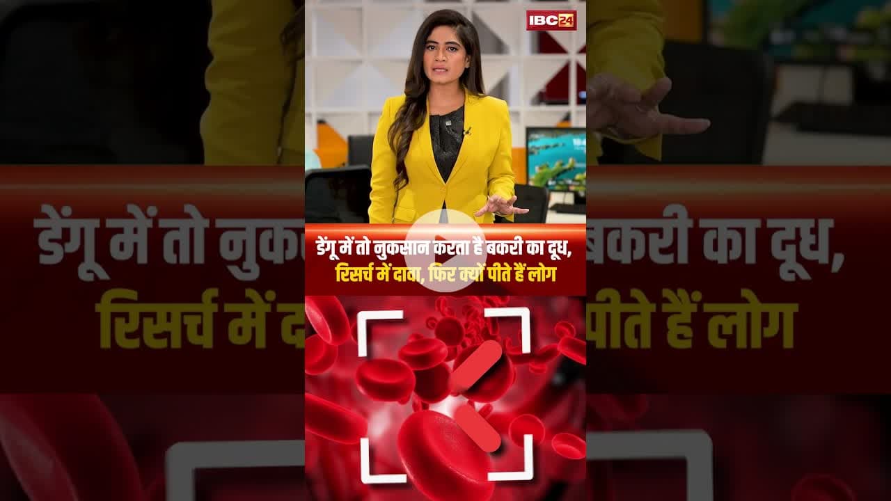 डेंगू में तो नुकसान करता है बकरी का दूध..रिसर्च में दावा..फिर क्यों पीते हैं लोग?#shortvideo #dengue