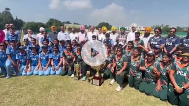 ਅੰਮ੍ਰਿਤਸਰ 2: ਅੰਮ੍ਰਿਤਸਰ ‘ਚ ਪੰਜਾਬ ਸਟੇਟ ਵੂਮੈਨ ਟੀ-20 ਫਾਈਨਲ, ਪੀਸੀਏ ਗ੍ਰੀਨ ਨੇ ਜਿੱਤਿਆ ਖਿਤਾਬ, ਖਿਡਾਰਣਾਂ ਨੂੰ ਕੀਤਾ ਸਨਮਾਨਿਤ