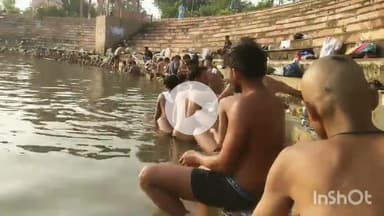 मालथोन: मालथौन क्षेत्र के गोधाम घाट पर पितृ पक्ष में श्राद्ध और तर्पण के लिए उमड़ी भीड़