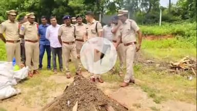 నార్కెట్​పల్లి: డిస్ట్రిక్ట్ డ్రగ్ డిస్పోజల్ కమిటీ ఆధ్వర్యంలో 207.056 గంజాయిని దగ్ధం చేసిన జిల్లా పోలీసులు