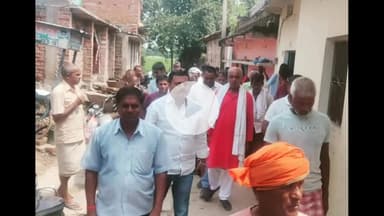 नबीनगर: धमनी में विधायक ने मृतक के परिजनों से मिलकर ढाढस बंधाया