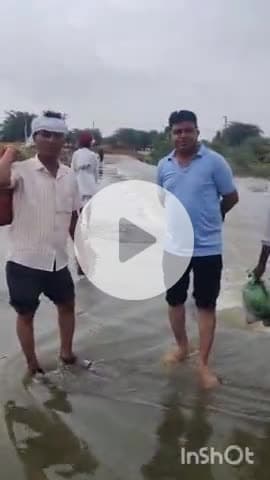 मेड़ता: मेड़ता से जैतारण जाने वाले सड़क मार्ग पर जसनगर की लूनी नदी खड्डा में तब्दील, पैदल निकलना भी हुआ दूभर