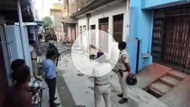 झालरापाटन: मुकेरी मोहल्ले में नशा तस्कर भाइयों का अवैध मकान ढहाया, आजाद-रईस का तीन मंजिला निर्माण गिराया