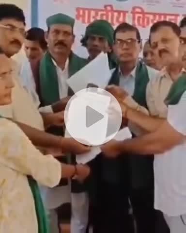 बिल्हौर: बिल्हौर में भारतीय किसान यूनियन ने आवारा पशु, बिजली और तालाब की समस्या को लेकर एसडीएम को सौंपा ज्ञापन