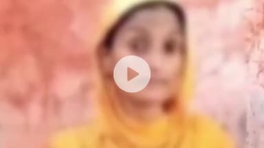 नूह: नूंह में धर्म परिवर्तन मामले में हमीरपुर की रहने वाली महिला अपने बच्चों के साथ आई मीडिया के सामने