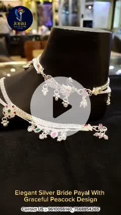 Johri Gems & Jewellers Silver House लाया है Silver Payal की Latest Collection ✨
हर कदम पर पाएं ख़ूबसूरती और स्टाइल का नया अंदाज़।
📍 Johri Gems & Jewellers, GMA Plaza, Opp. New Clothes Market, Kota
