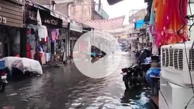 हरिद्वार: 15 मिनट की बारिश में ज्वालापुर क्षेत्र की गलियों और बाजारों में सड़कें तालाब में तब्दील, लोगों को झेलनी पड़ी परेशानी