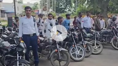 सिंगरौली: हेलमेट-सीट बेल्ट न लगाने पर कार्रवाई, 5 दिन में 460 बाइक और 195 कार चालकों से ₹6 लाख जुर्माना वसूला
