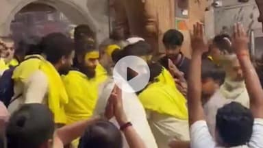 मथुरा: वृंदावन: 3 साल बाद बांके बिहारी के प्रेमानंद महाराज ने किए दर्शन, वीडियो हुआ वायरल