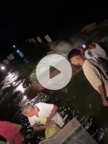 #kanecha ब्रेकिंग न्यूज़  रपट टूट चुकी है कोई नजदीक न जाए वाहन लेकर ओर पदल