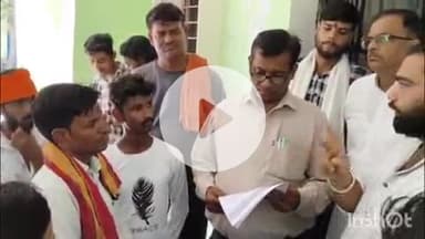 नवरात्रि पर बजरंग दल और विश्व हिंदू परिषद ने सख्त मांगों के साथ तहसीलदार को ज्ञापन दिया