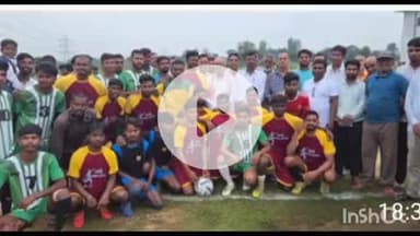 चौपारण: हजारी धमना में आयोजित टीपी रंजीत नंदकिशोर मेमोरियल फुटबॉल टूर्नामेंट संपन्न, आरागारो ने भट्टबीघा को हराया