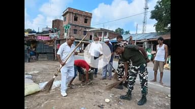 परिहार: एसएसबी ने चलाया स्वच्छता अभियान, कहा- मानवता से बढ़कर कोई धर्म नहीं