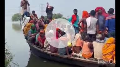 शाम्हो अकहा कुरहा: शाम्भो में फिर बाढ़ का कहर, नाव पर सवार जिंदगी, सरकारी नाव की कमी से यात्री परेशान