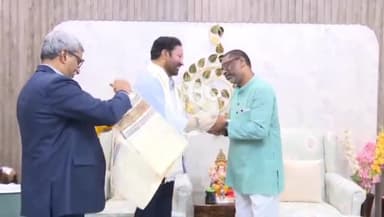 ओरमांझी: रांची में मुख्यमंत्री से केंद्रीय कोयला मंत्री ने उनके आवास पर की मुलाकात