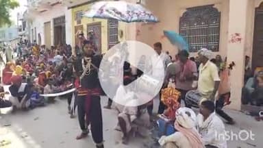 मावली: भटेवर में प्रसिद्ध लोकनृत्य के मंचन के दौरान गवरी कलाकारों ने दिखाए जबरदस्त खेल, ज्वारों के विसर्जन के साथ होगा समापन