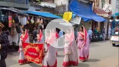 खुरई: पर्युषण पर्व के समापन पर जैन समाज ने निकाली श्री जी की विशाल शोभायात्रा, जगह-जगह हुआ स्वागत