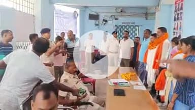 सरमेरा: सरमेरा थाना परिसर में स्थानांतरित 8 पुलिसकर्मियों को दी गई विदाई