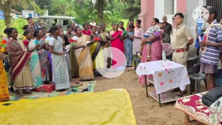 जरिया गढ़ पंचायत के सिमटीमड़ा मे ग्रामसभा का आयोजन