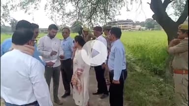 मंझनपुर: तालाब पर कब्जा हटाने की तैयारी: उच्च न्यायालय की टीम की मौजूदगी में रक्सौली गांव में हुआ सीमांकन