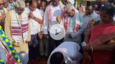 सिमडेगा: आदिवासी हॉस्टल सिमडेगा में खेलकूद मंत्रालय द्वारा अखरा निर्माण का शिलान्यास किया गया