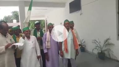 शाहबाद: तहसील मुख्यालय पर प्रदर्शन कर किसान यूनियन ने एसडीएम को सौंपा ज्ञापन