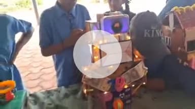 तिल्दा: नेवरा के बीएनबी शासकीय उच्चतर माध्यमिक विद्यालय में संकुल स्तरीय कबाड़ से जुगाड़ द्वारा TLM प्रदर्शनी आयोजित