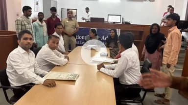 नूह: नूह में लोक अदालत का आयोजन, दर्जनों मामलों पर हुई सुनवाई