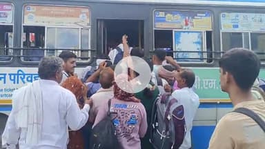 सरदारशहर: रोडवेज बस स्टैंड पर पुलिस कांस्टेबल भर्ती परीक्षा के अभ्यर्थियों ने रोडवेज प्रशासन के खिलाफ किया प्रदर्शन