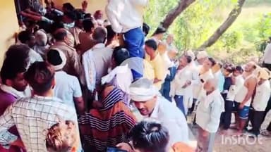 खेरागढ़: DAP केन्द्र पर किसानों की लंबी लाइन, पुलिस के पहरे में बांटी गई DAP खाद