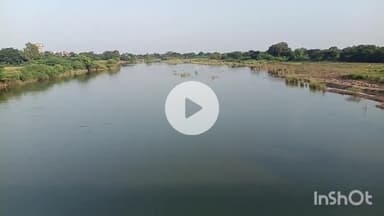 खेरागढ़: उंटगन नदी का जलस्तर घटा, निचले इलाकों में अब भी खतरा, प्रशासन अलर्ट